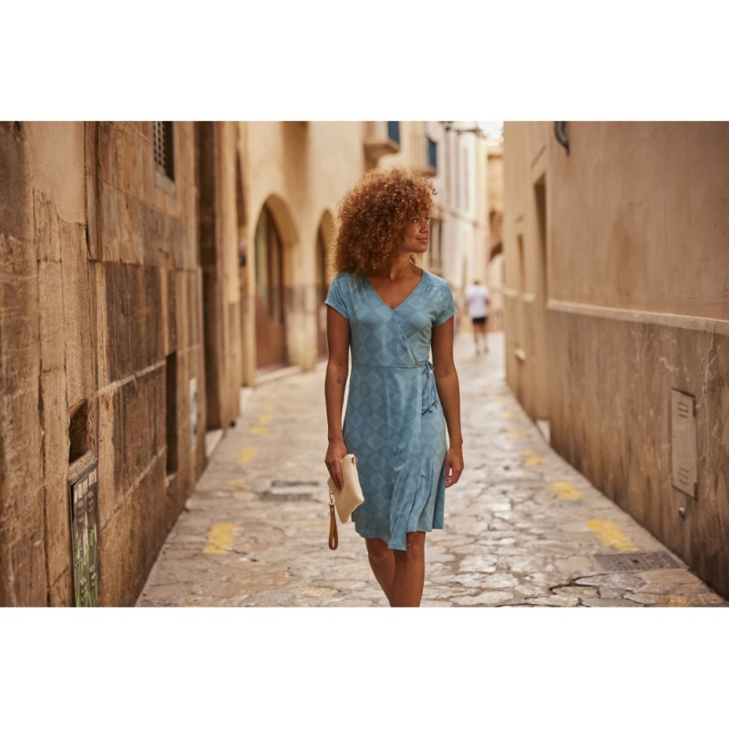 Sherpa Padma Wrap Dress Women's Light Hydra Barely There