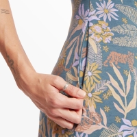 Sherpa Padma Wrap Dress Women's Haze Tiger Floral