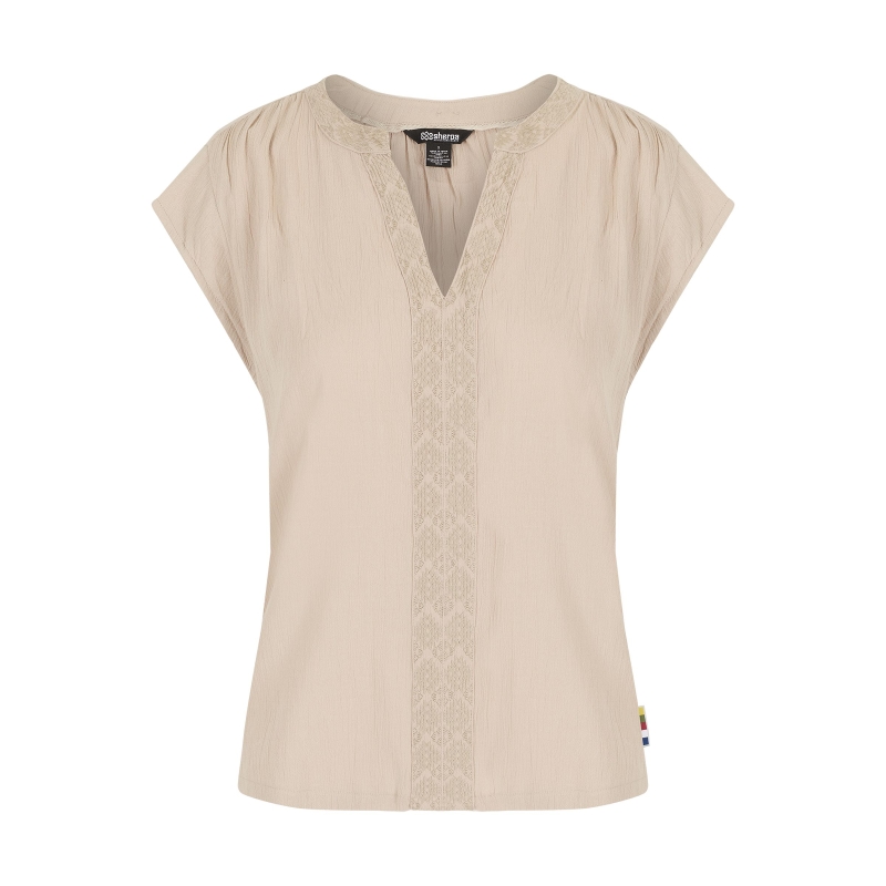Sherpa Hara Cap Sleeve Top Women's Goa Sand