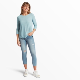 Sherpa Asha 3/4 Sleeve Top Women's Hydra