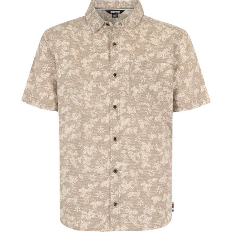 Sherpa Tiger Floral SS Shirt Bardiya Sand