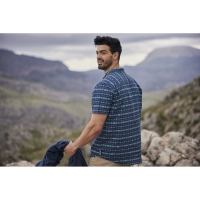 Sherpa Bagmati Stripe SS Shirt Neelo Blue