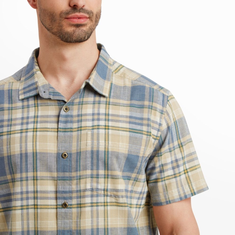 Sherpa Hosh Plaid SS Shirt Bardiya Sand