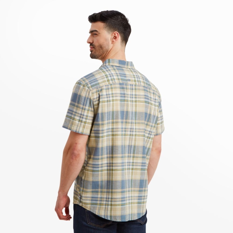 Sherpa Hosh Plaid SS Shirt Bardiya Sand