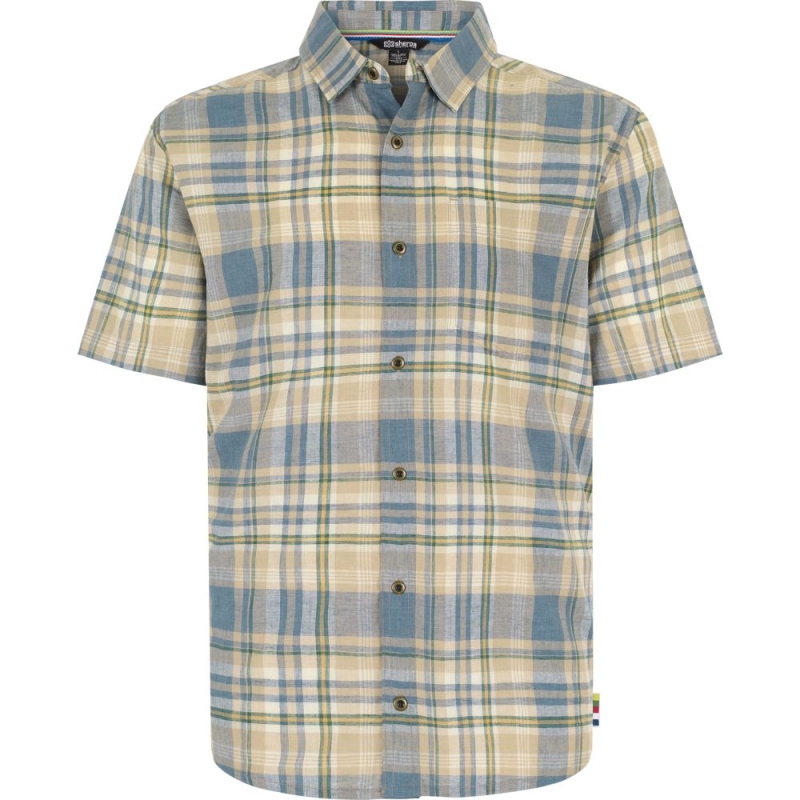 Sherpa Hosh Plaid SS Shirt Bardiya Sand