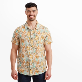 Sherpa Tiger Leaf SS Shirt Masala