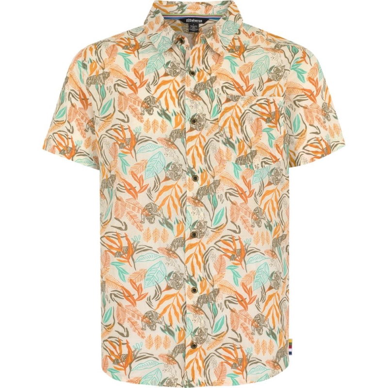 Sherpa Tiger Leaf SS Shirt Masala