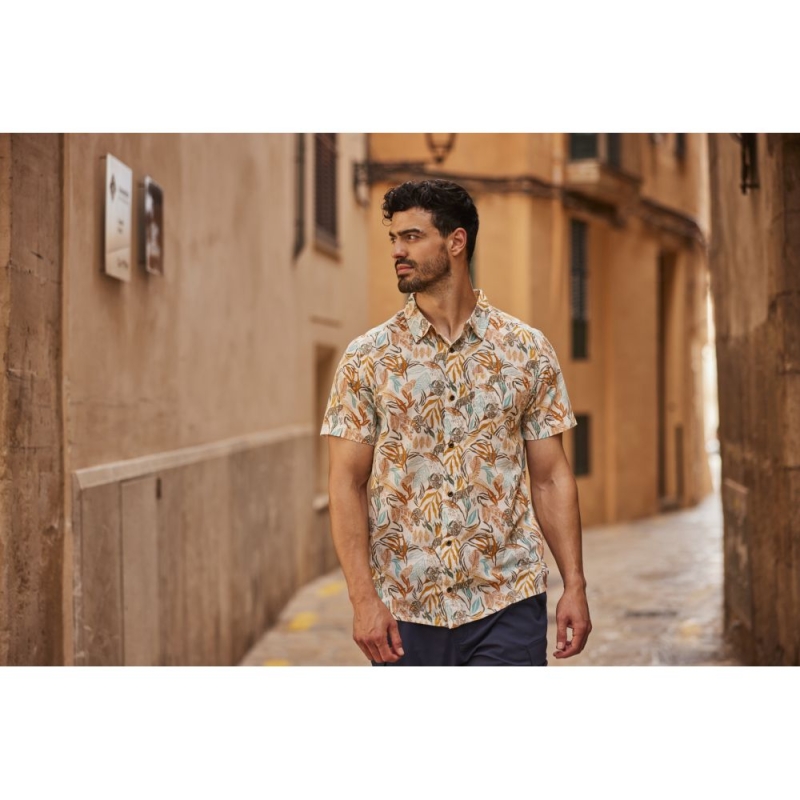 Sherpa Tiger Leaf SS Shirt Masala