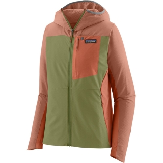 Patagonia R1 CrossStrata Hoody Women's Buckhorn Green