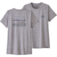 Patagonia Cap Cool Daily Graphic Shirt Women's '73 Skyline: Feather Grey