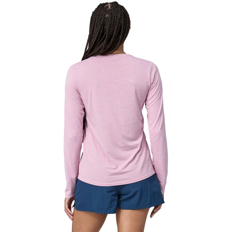 Patagonia L/S Cap Cool Daily Shirt Women's Milkweed Mauve - Light Milkwee