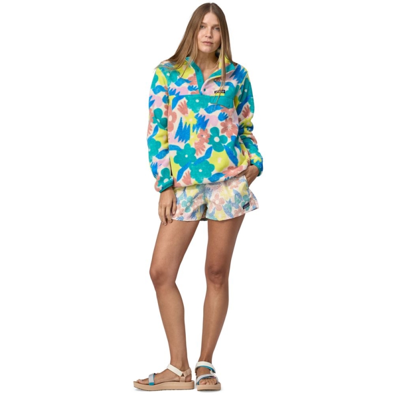 Patagonia LW Synch Snap-T P/O Women's Channeling Spring: Natural