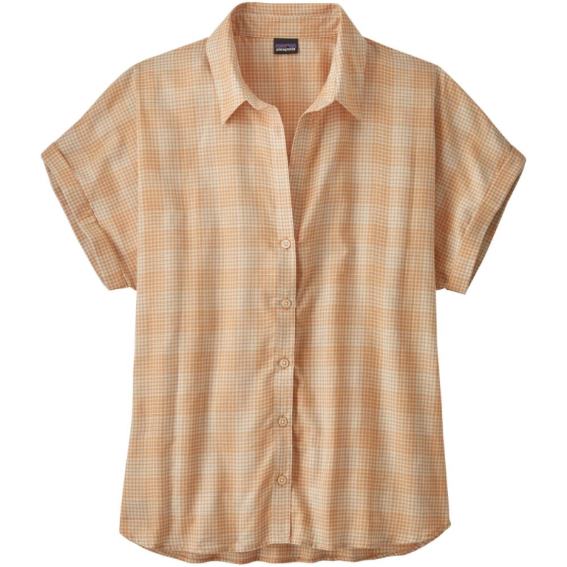 Patagonia LW A/C Shirt Women's Small Actions: Wispy Green