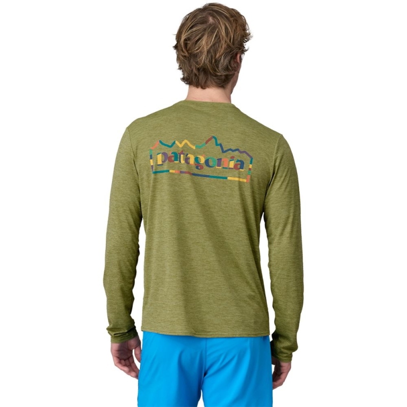 Patagonia L/S Cap Cool Daily Graphic Shirt Unity Fitz: Buckhorn Green X-D