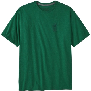Patagonia Clean Climb Trade Responsibili-Tee Clean Climb Bloom: Gather Gree