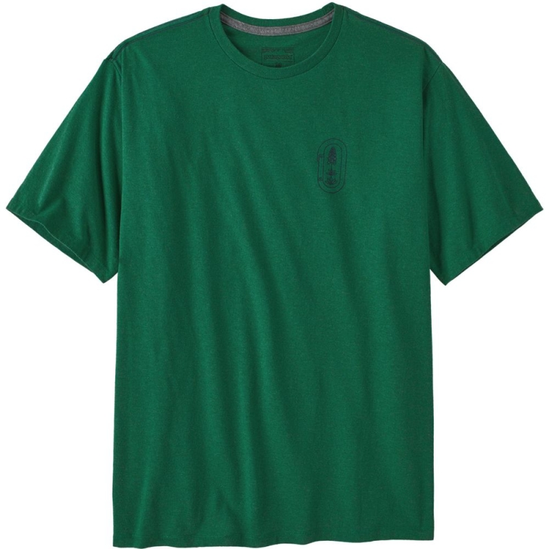 Patagonia Clean Climb Trade Responsibili-Tee Clean Climb Bloom: Gather Gree
