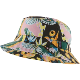 Patagonia Wavefarer Bucket Hat Island Seeds: Milkweed Mauve