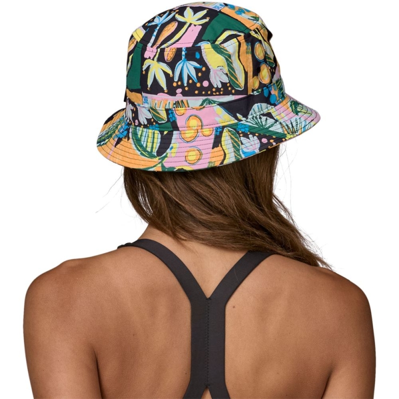 Patagonia Wavefarer Bucket Hat Island Seeds: Milkweed Mauve