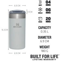 Stanley The AeroLight Transit Mug 0,35L Fog Metallic