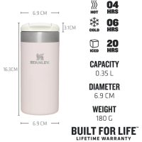 Stanley The AeroLight Transit Mug 0,35L Rose Quartz Metallic
