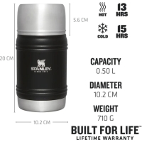 Stanley The Artisan Thermal Food Jar .50L Black Moon
