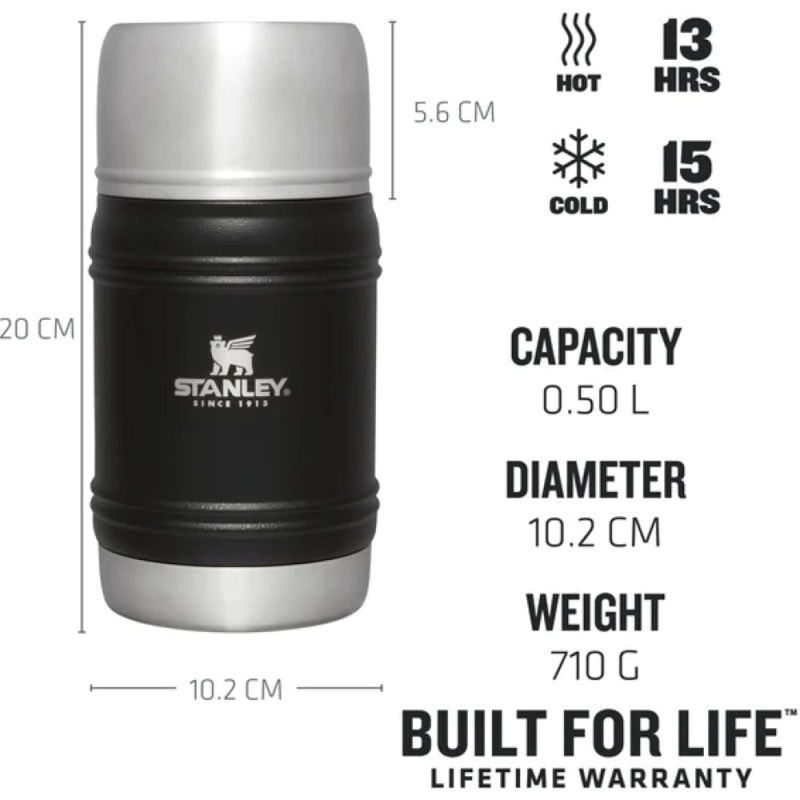 Stanley The Artisan Thermal Food Jar .50L Black Moon