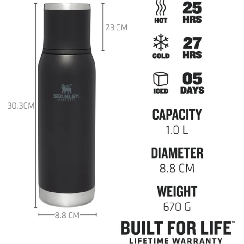 Stanley The Adventure To-Go Bottle 1.0L Black