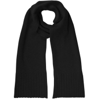 Capo Knitted Scarf Cashmere black