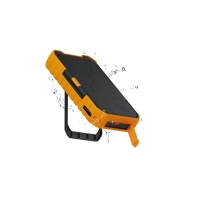 Xtorm Rugged Solar Power Bank Black/Orange