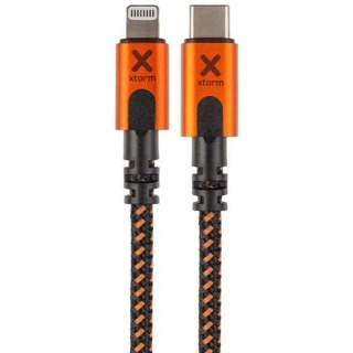 Xtorm Xtreme USB-C to Lightning cable (1,5m) Black/Orange