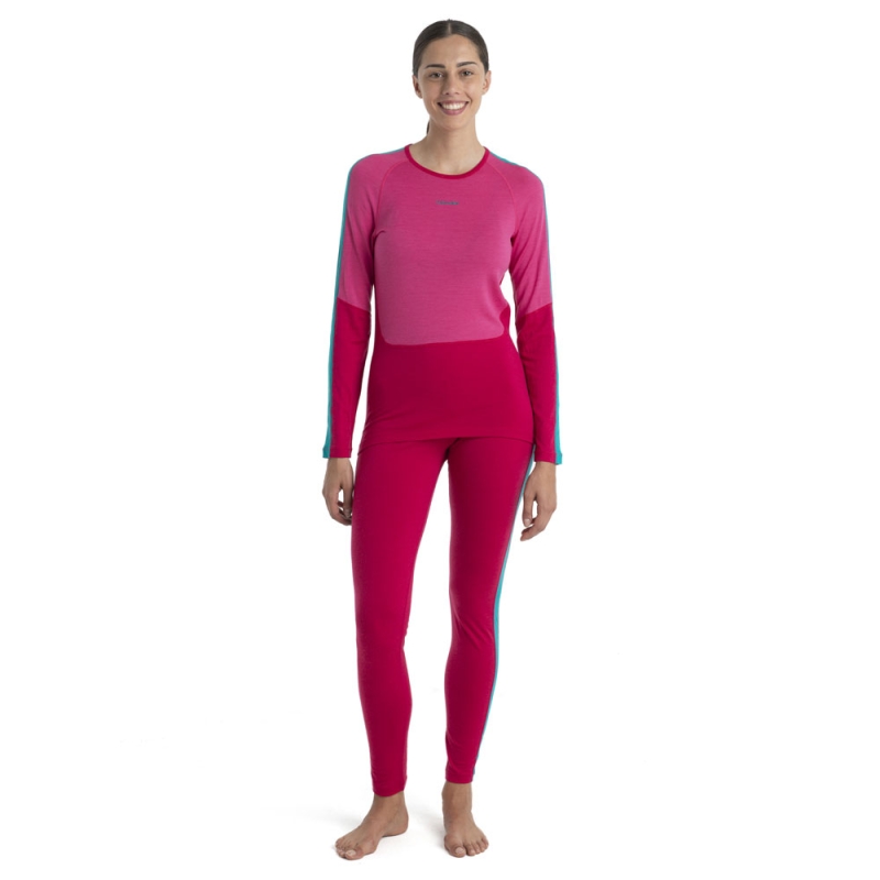 Icebreaker 200 Oasis Sonebula Leggings Women's El.Pink/F