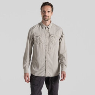 Craghoppers NosiLife Adv LS Shirt III Parchment