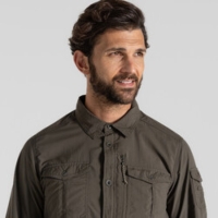 Craghoppers NosiLife Adv LS Shirt III WoodlandGrn