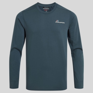 Craghoppers NosiLife Abel LS TShirt Blue Stone