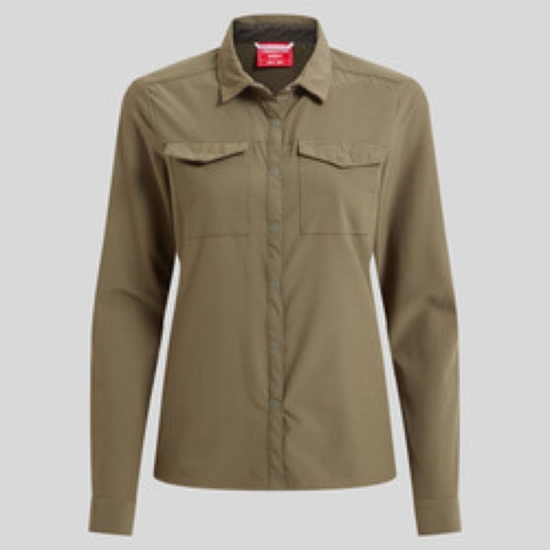Craghoppers NosiLife LS Pro Shirt II Women's Wild Olive