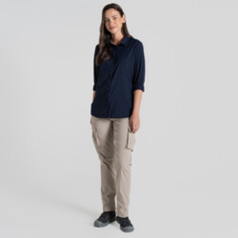 Craghoppers NosiLife Freeda LS Shirt Women's Blue Navy