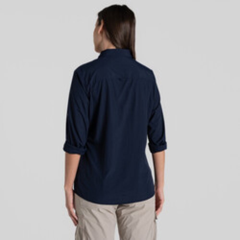 Craghoppers NosiLife Freeda LS Shirt Women's Blue Navy