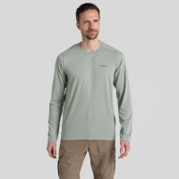 Craghoppers NosiLife Abel LS TShirt Lichen Green