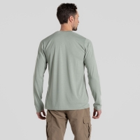 Craghoppers NosiLife Abel LS TShirt Lichen Green
