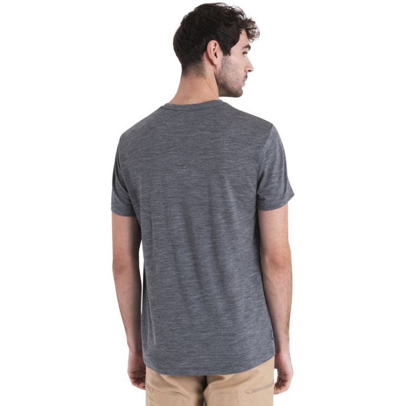 Icebreaker Mer 150 Tech Lite III SS Tee Gritstone Heather