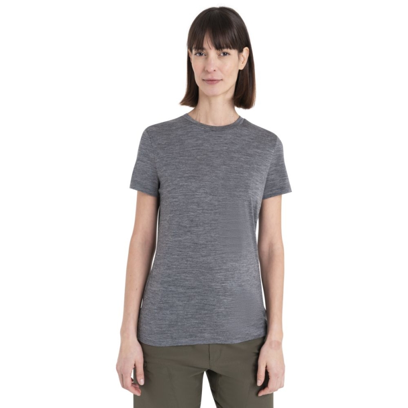 Icebreaker Mer 150 Tech Lite III SS Tee Women's Gritstone Heather