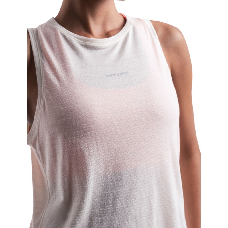 Icebreaker Merino 125 Cool-Lite Speed Tank Women's Chalk