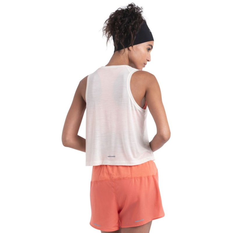 Icebreaker Merino 125 Cool-Lite Speed Tank Women's Chalk