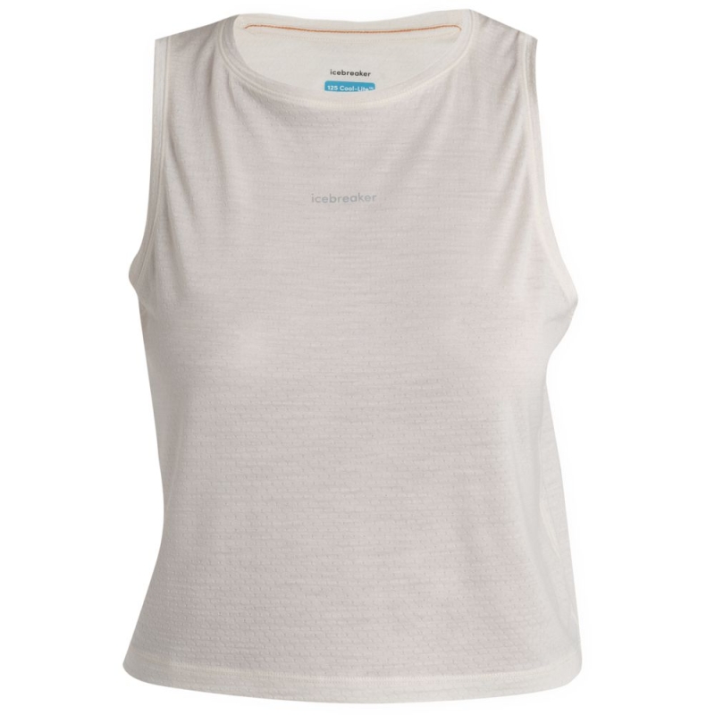 Icebreaker Merino 125 Cool-Lite Speed Tank Women's Chalk