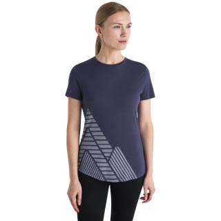 Icebreaker Merino Cool-Lite Sphere III SS Tee Peak Women's Graphite
