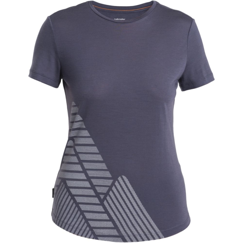 Icebreaker Merino Cool-Lite Sphere III SS Tee Peak Women's Graphite
