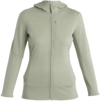 Icebreaker Merino 260 Quantum IV LS Zip Hood Women's Lichen