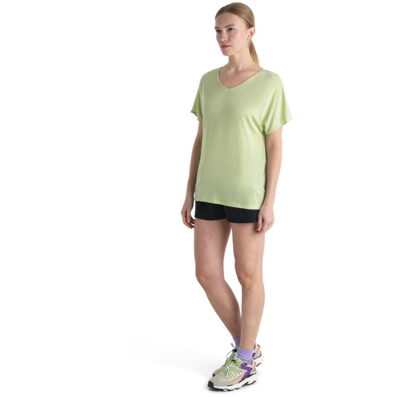 Icebreaker Drayden Reversible SS Top Women's Glazen