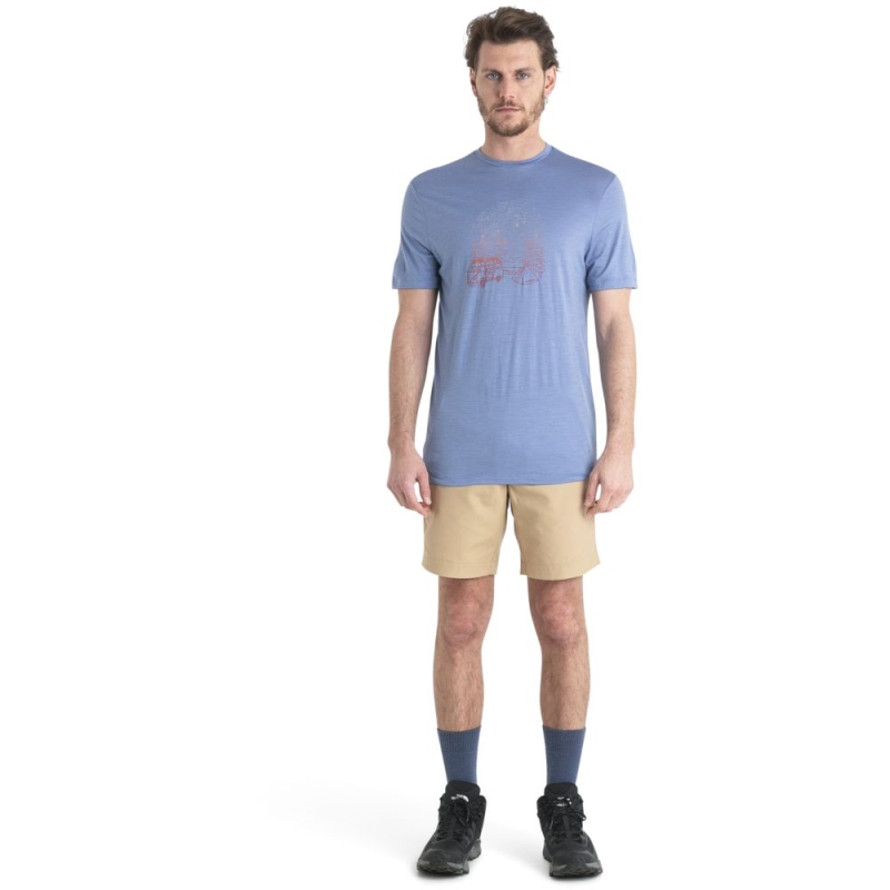 Icebreaker Merino 150 Tech Lite III SS Tee Van Camp Kyanite
