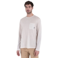 Icebreaker Merino Tech Lite III LS Relaxed Pocket Tee Ecru Hthr